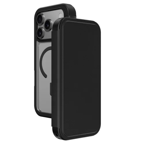 Θήκη AmazingThing Glamour Foglio Mag Black iPhone 17 Pro Max