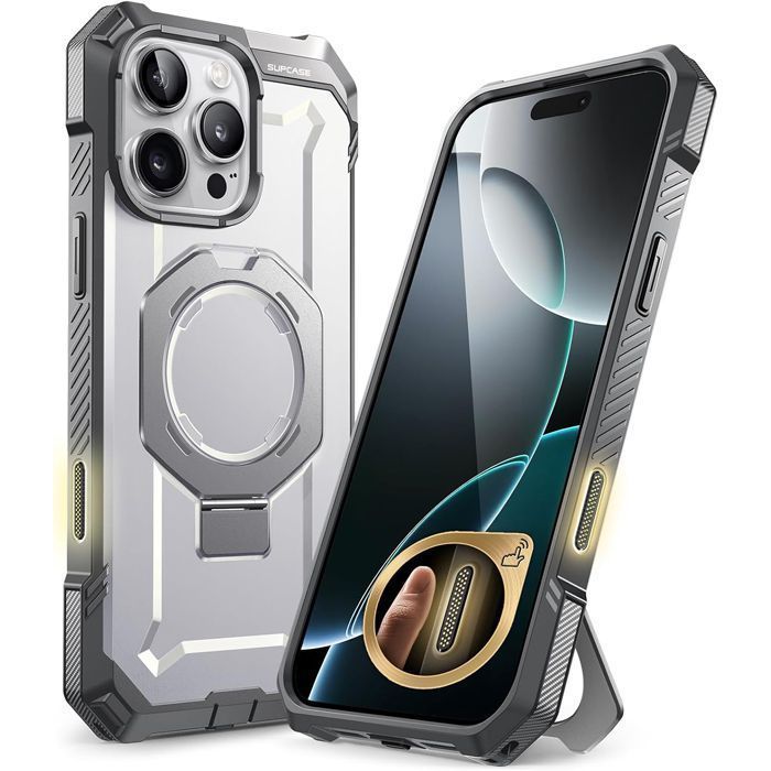 Θήκη Supcase Unicorn Beetle Grip Magsafe White iPhone 16 Pro ΘΗΚΕΣ SUPCASE Θήκη Supcase Unicorn Beetle Grip Magsafe White iPhone 16 Pro