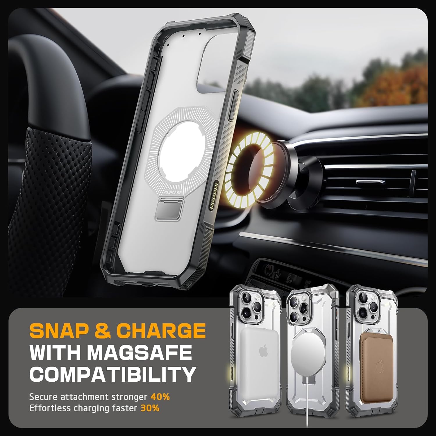 Θήκη Supcase Unicorn Beetle Grip Magsafe White iPhone 16 Pro ΘΗΚΕΣ SUPCASE Θήκη Supcase Unicorn Beetle Grip Magsafe White iPhone 16 Pro - Image 7