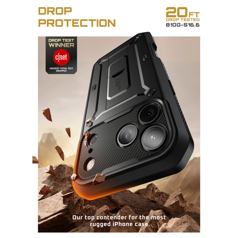 Θήκη Supcase Unicorn Beetle Pro 360 Black iPhone 17 Pro ΘΗΚΕΣ SUPCASE Θήκη Supcase Unicorn Beetle Pro 360 Black iPhone 17 Pro - Image 5
