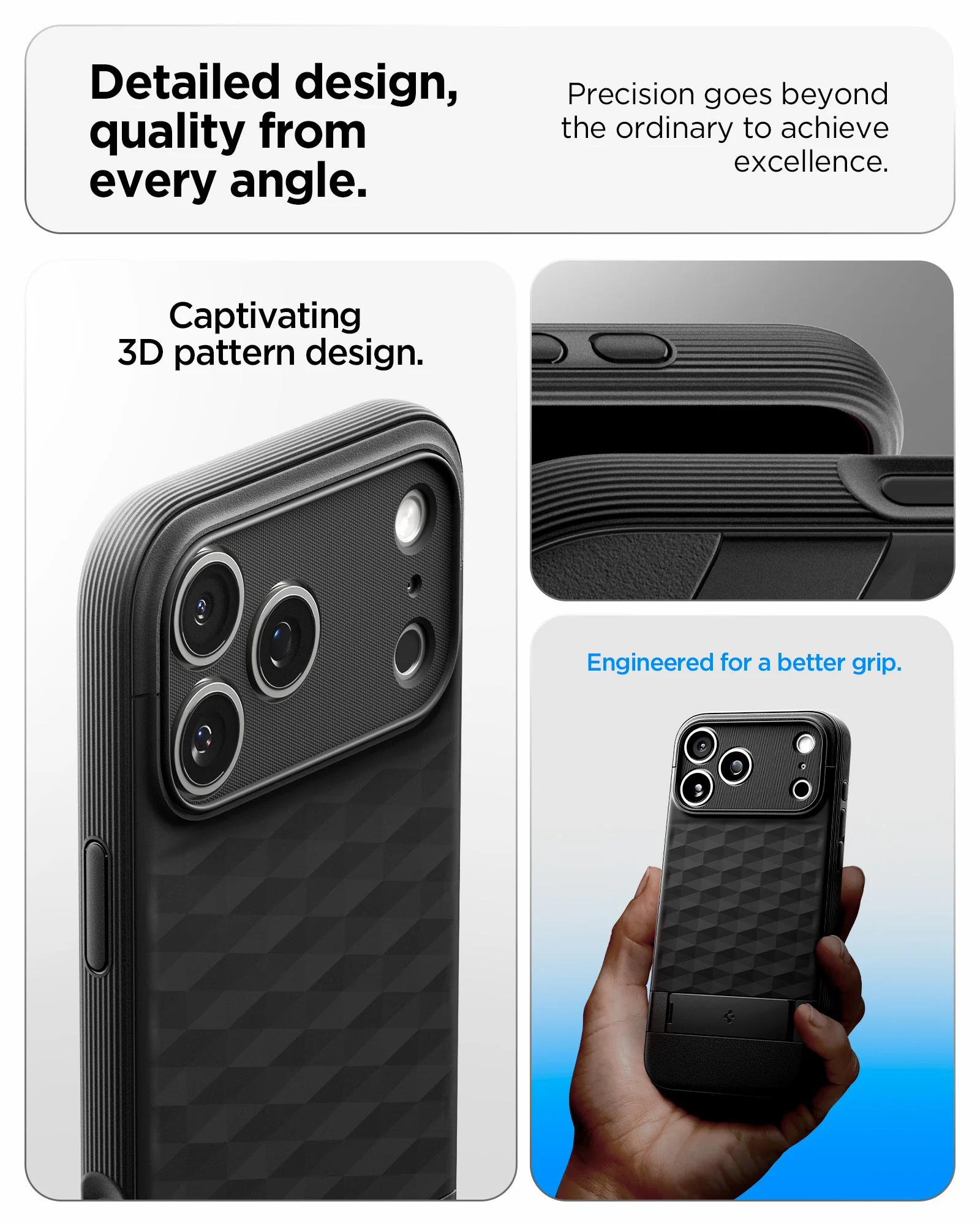 Θήκη Spigen Parallax “S” Magsafe Matte Black iPhone 17 Pro Max ΘΗΚΕΣ Spigen Θήκη Spigen Parallax "S" Magsafe Matte Black iPhone 17 Pro Max - Image 2