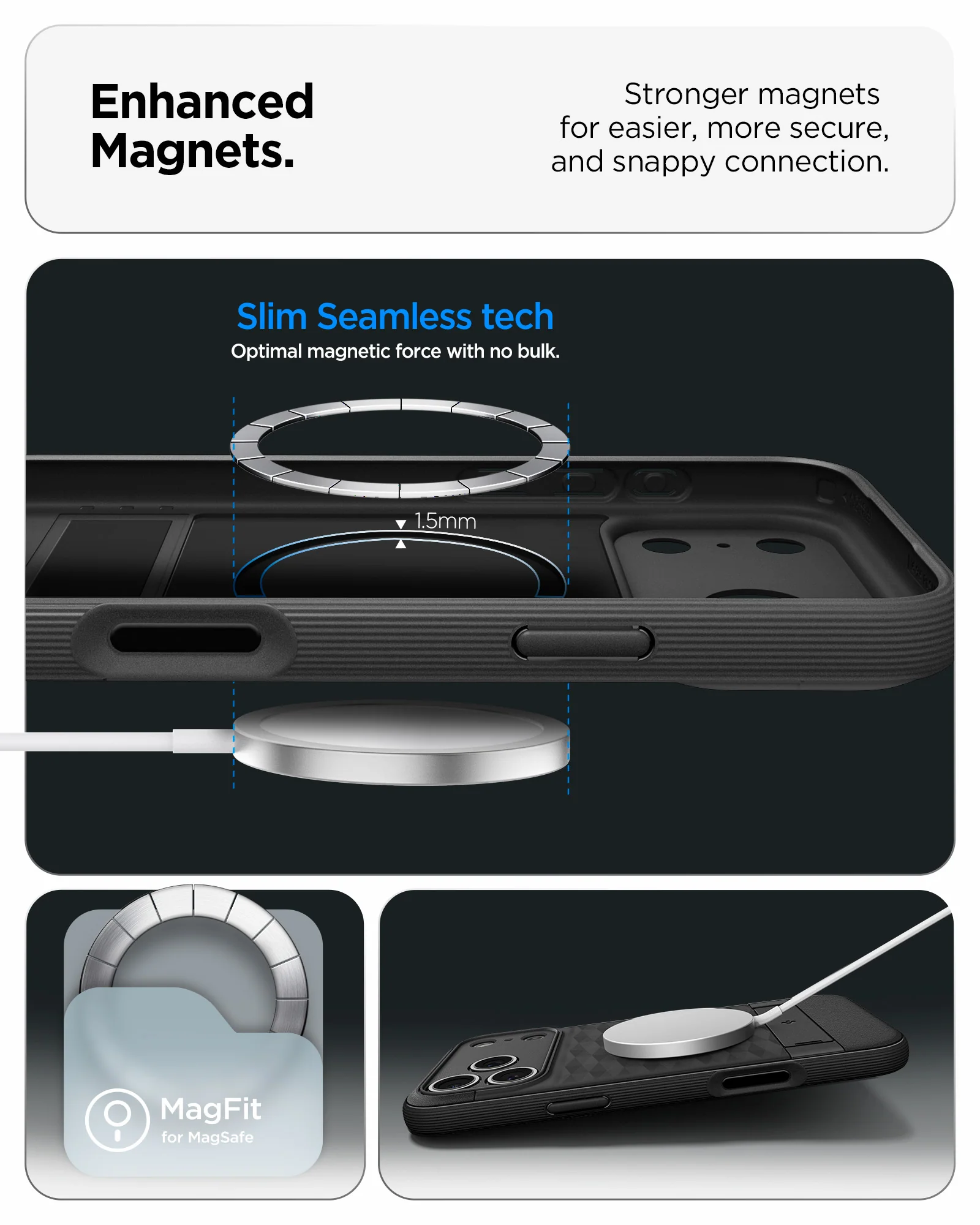 Θήκη Spigen Parallax “S” Magsafe Matte Black iPhone 17 Pro Max ΘΗΚΕΣ Spigen Θήκη Spigen Parallax "S" Magsafe Matte Black iPhone 17 Pro Max - Image 6