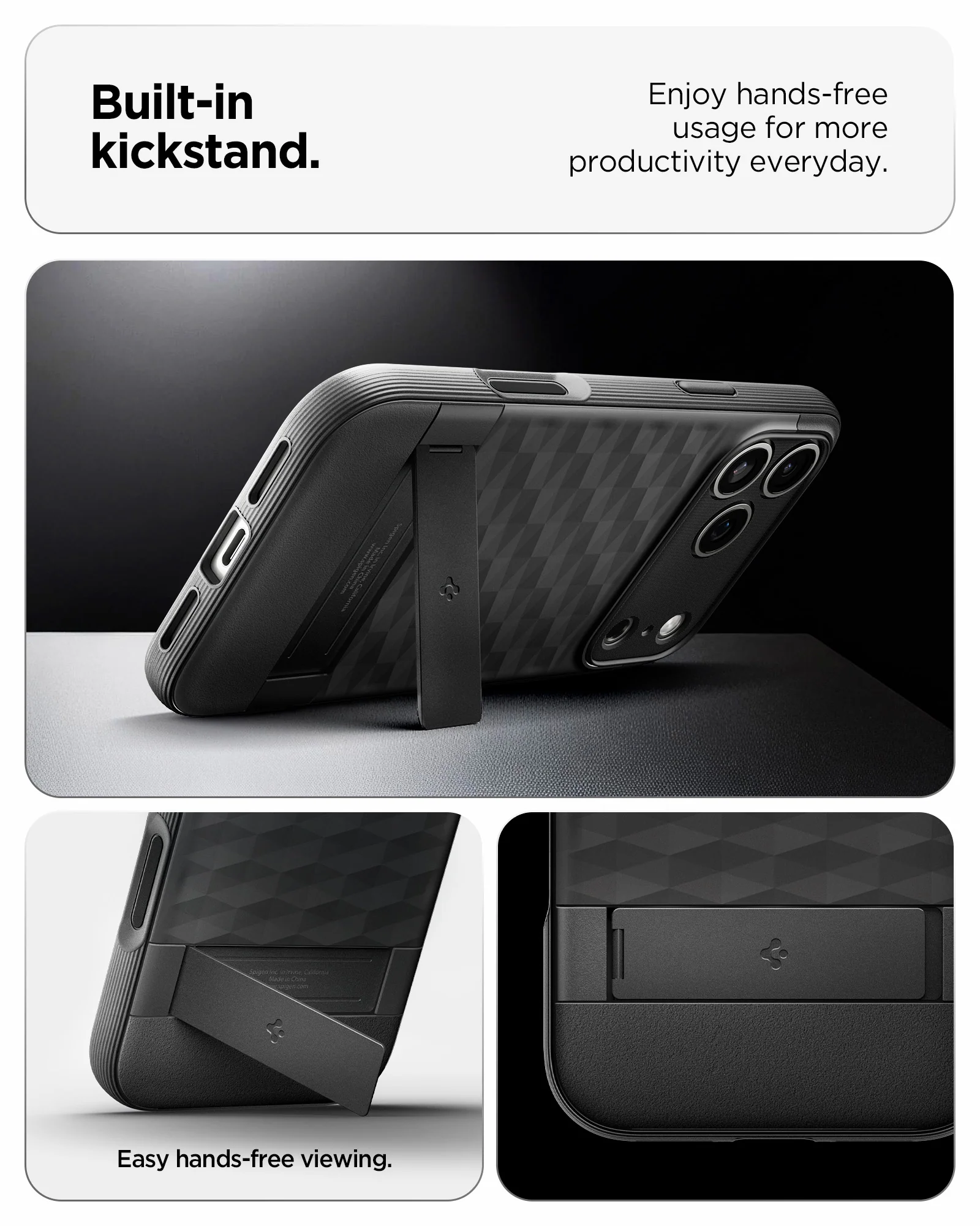 Θήκη Spigen Parallax “S” Magsafe Matte Black iPhone 17 Pro Max ΘΗΚΕΣ Spigen Θήκη Spigen Parallax "S" Magsafe Matte Black iPhone 17 Pro Max - Image 7