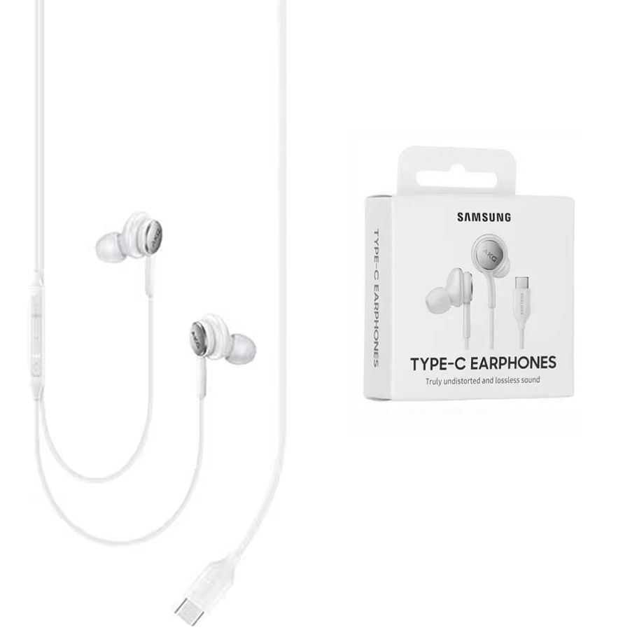 Samsung Stereo Earphones Type-C with Microphone 1.2m White ΑΚΟΥΣΤΙΚΑ-BLUETOOTH Samsung Original Samsung Stereo Earphones Type-C with Microphone 1.2m White