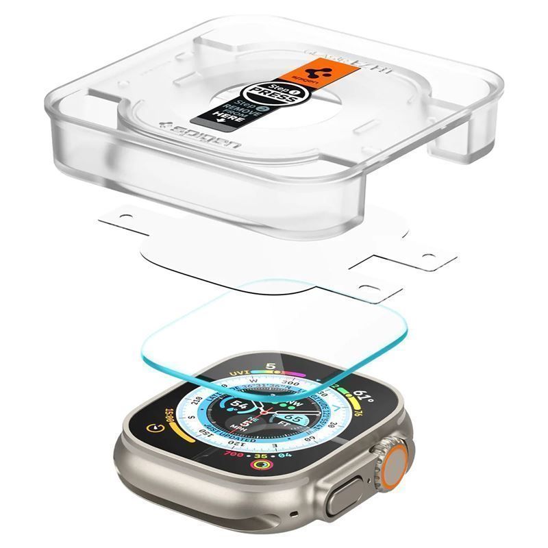 (2 Pack) Spigen Glas.tR EZ FIT Apple Watch Ultra 1/2/3 49mm APPLE WATCH Spigen (2 Pack) Spigen Glas.tR EZ FIT Apple Watch Ultra 1/2/3 49mm - Image 5