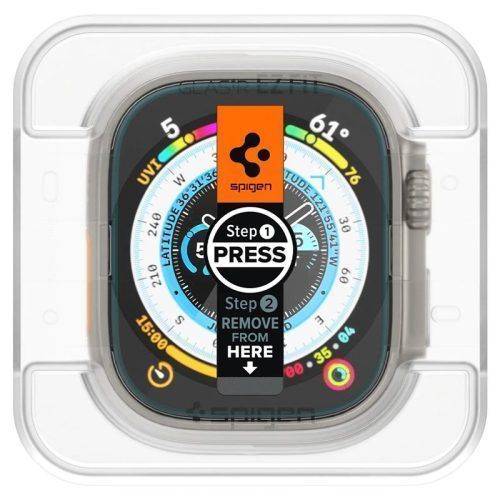 Alternative view of (2 Pack) Spigen Glas.tR EZ FIT Apple Watch Ultra 1/2/3 49mm