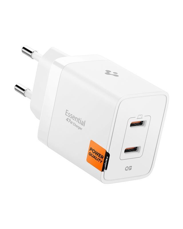 Spigen Essential 47w Wall Charger White (ACH08707) ΑΞΕΣΟΥΑΡ Spigen Spigen Essential 47w Wall Charger White (ACH08707)