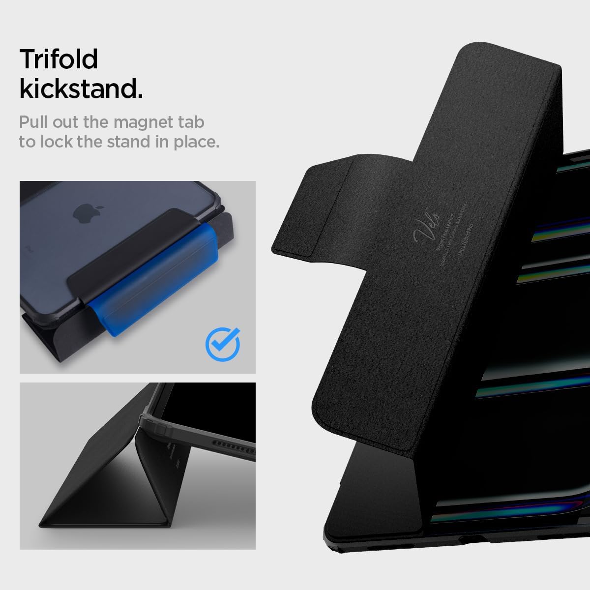 Θήκη Spigen Ultra Hybrid Pro Black iPad Pro 13 ΘΗΚΕΣ Spigen Θήκη Spigen Ultra Hybrid Pro Black iPad Pro 13 - Image 2