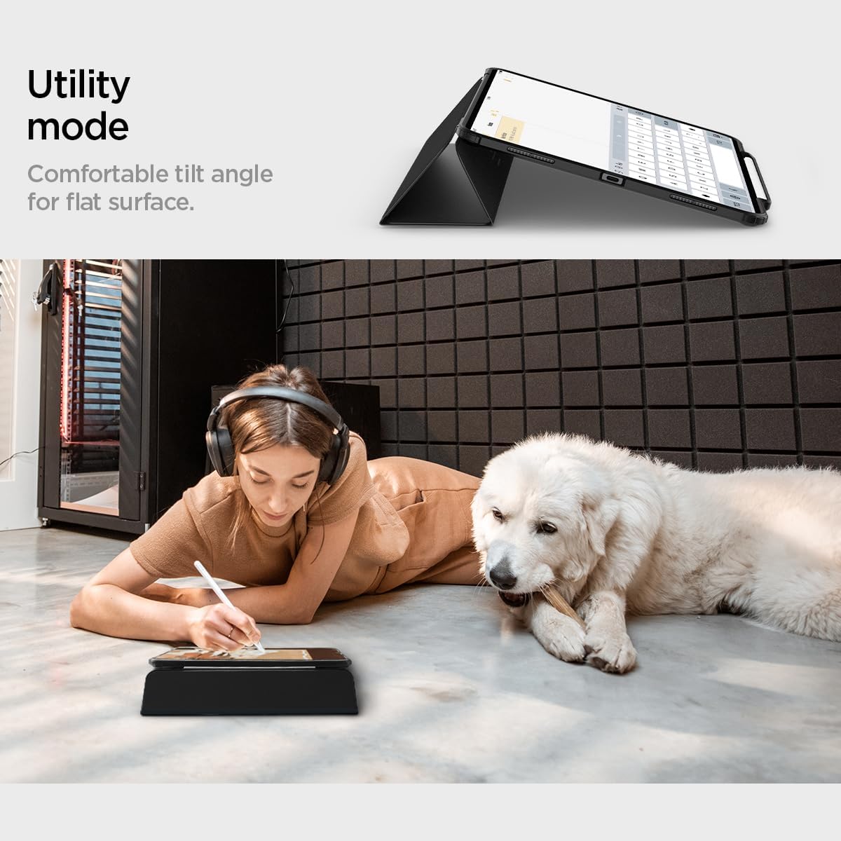 Θήκη Spigen Ultra Hybrid Pro Black iPad Pro 13 ΘΗΚΕΣ Spigen Θήκη Spigen Ultra Hybrid Pro Black iPad Pro 13 - Image 3
