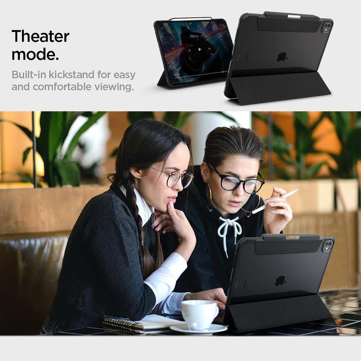 Θήκη Spigen Ultra Hybrid Pro Black iPad Pro 13 ΘΗΚΕΣ Spigen Θήκη Spigen Ultra Hybrid Pro Black iPad Pro 13 - Image 4