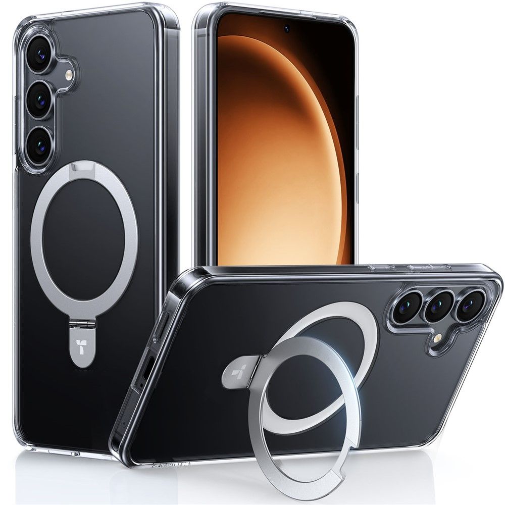 Θήκη Torras Ostand MagSafe Kickstand Clear Samsung Galaxy S24+/S25+ STOCK OFFERS TORRAS Θήκη Torras Ostand MagSafe Kickstand Clear Samsung Galaxy S24+/S25+