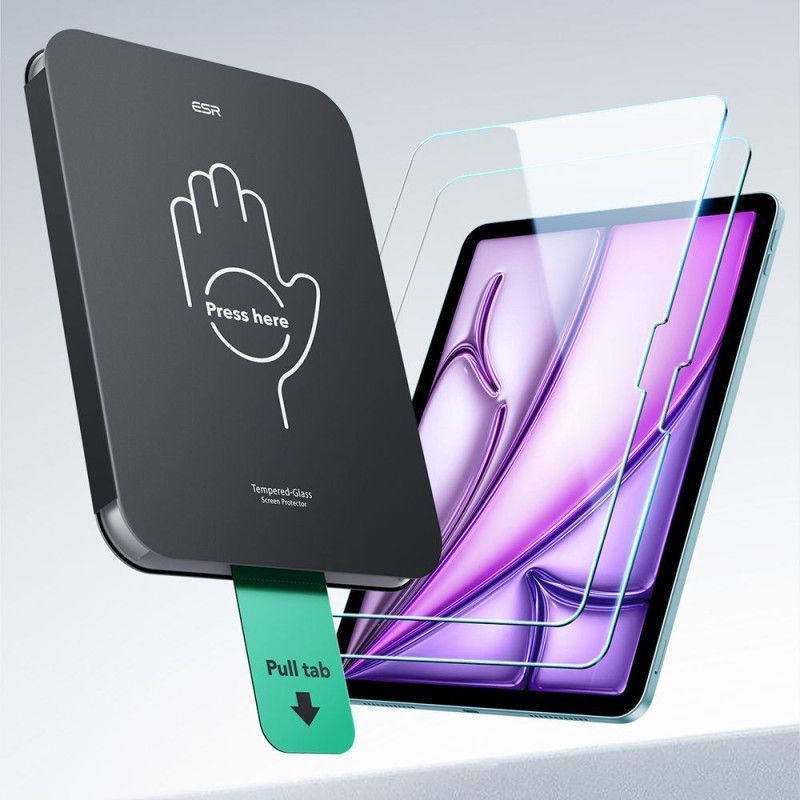 ESR UltraFit Classic Tempered Glass iPad Air 11 (2 Pack) ΠΡΟΣΤΑΣΙΑ ΟΘΟΝΗΣ ESR ESR UltraFit Classic Tempered Glass iPad Air 11 (2 Pack) - Image 4