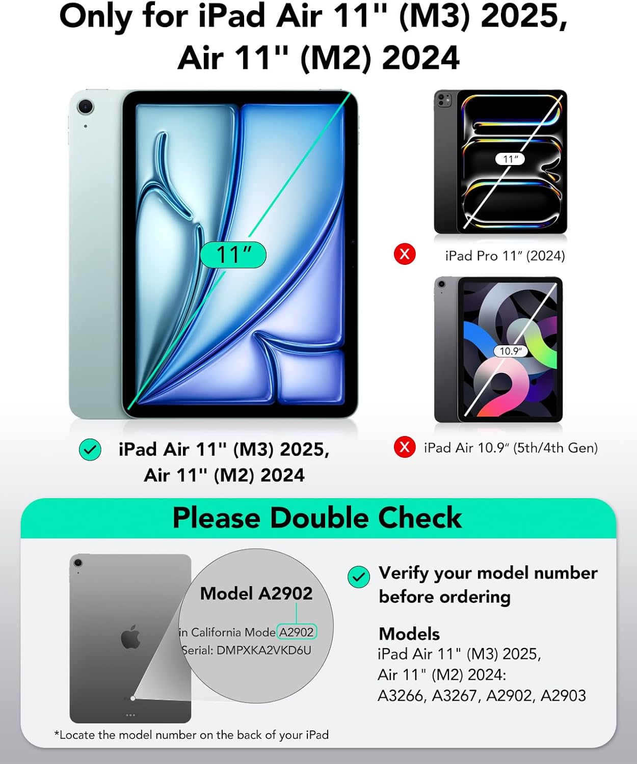 ESR UltraFit Classic Tempered Glass iPad Air 11 (2 Pack) ΠΡΟΣΤΑΣΙΑ ΟΘΟΝΗΣ ESR ESR UltraFit Classic Tempered Glass iPad Air 11 (2 Pack) - Image 6