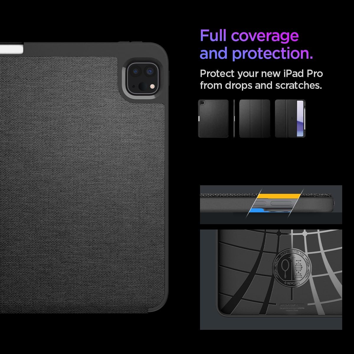 Θήκη Spigen Urban Fit Black iPad Pro 13 ΘΗΚΕΣ Spigen Θήκη Spigen Urban Fit Black iPad Pro 13 - Image 3