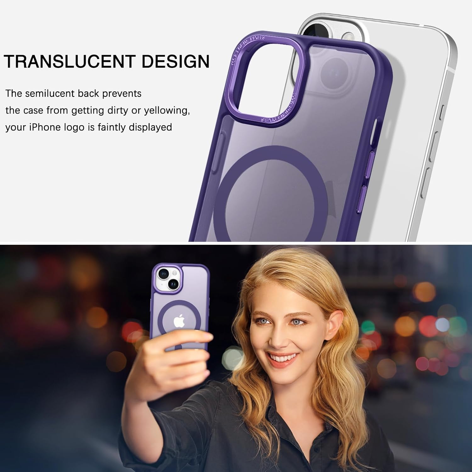 Θήκη Orso MagCase Focus Frosted Purple iPhone 15 Plus ΘΗΚΕΣ Orso Θήκη Orso MagCase Focus Frosted Purple iPhone 15 Plus - Image 3