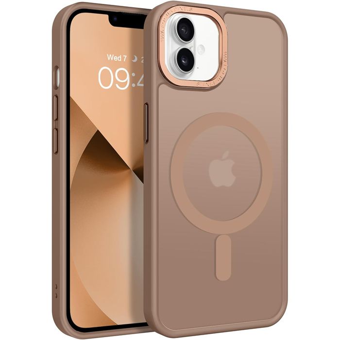 Θήκη Orso MagCase Focus Frosted Brown iPhone 16 ΘΗΚΕΣ Orso Θήκη Orso MagCase Focus Frosted Brown iPhone 16