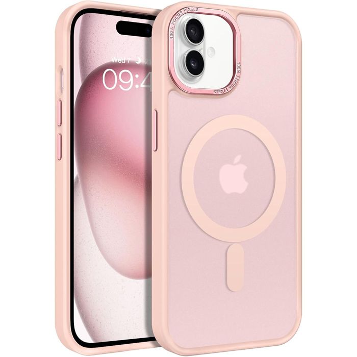 Θήκη Orso MagCase Focus Frosted Rose iPhone 16 Plus ΘΗΚΕΣ Orso Θήκη Orso MagCase Focus Frosted Rose iPhone 16 Plus