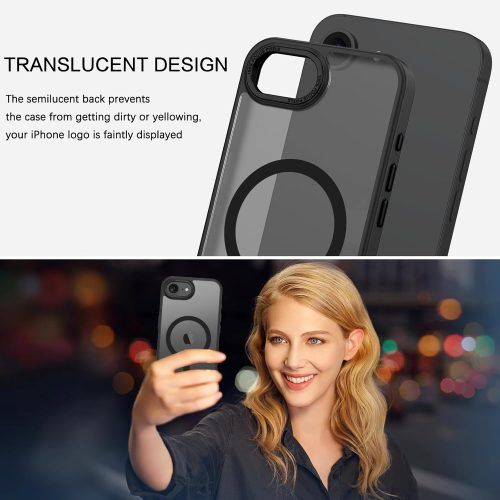 Alternative view of Θήκη Orso MagCase Focus Frosted Black iPhone 16e/17e