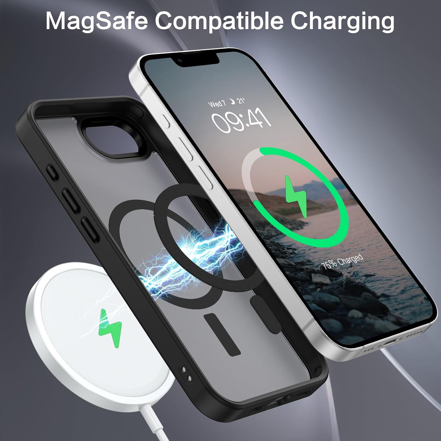 Θήκη Orso MagCase Focus Frosted Black iPhone 16e/17e ΘΗΚΕΣ Orso Θήκη Orso MagCase Focus Frosted Black iPhone 16e/17e - Image 3