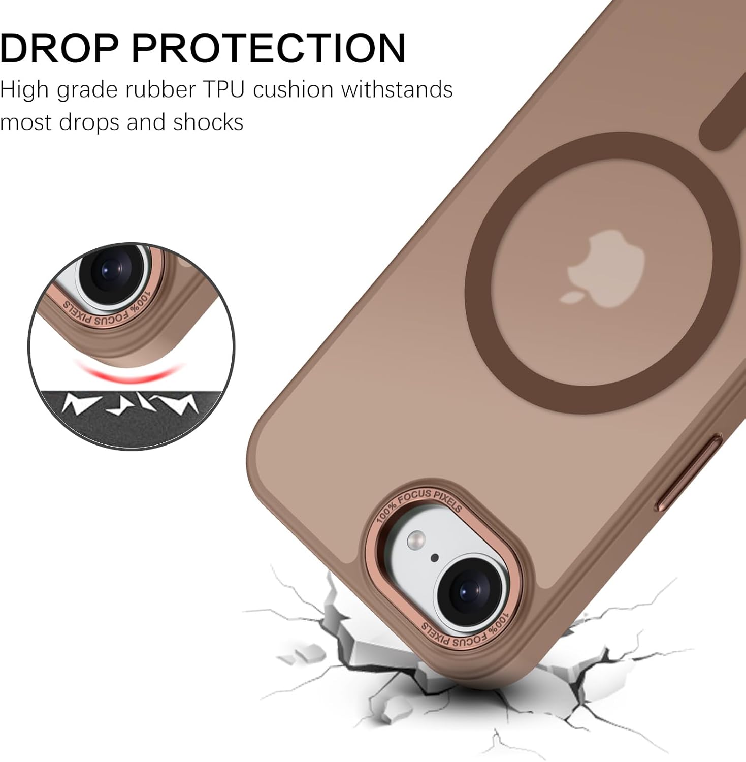 Θήκη Orso MagCase Focus Frosted Brown iPhone 16e/17e ΘΗΚΕΣ Orso Θήκη Orso MagCase Focus Frosted Brown iPhone 16e/17e - Image 5