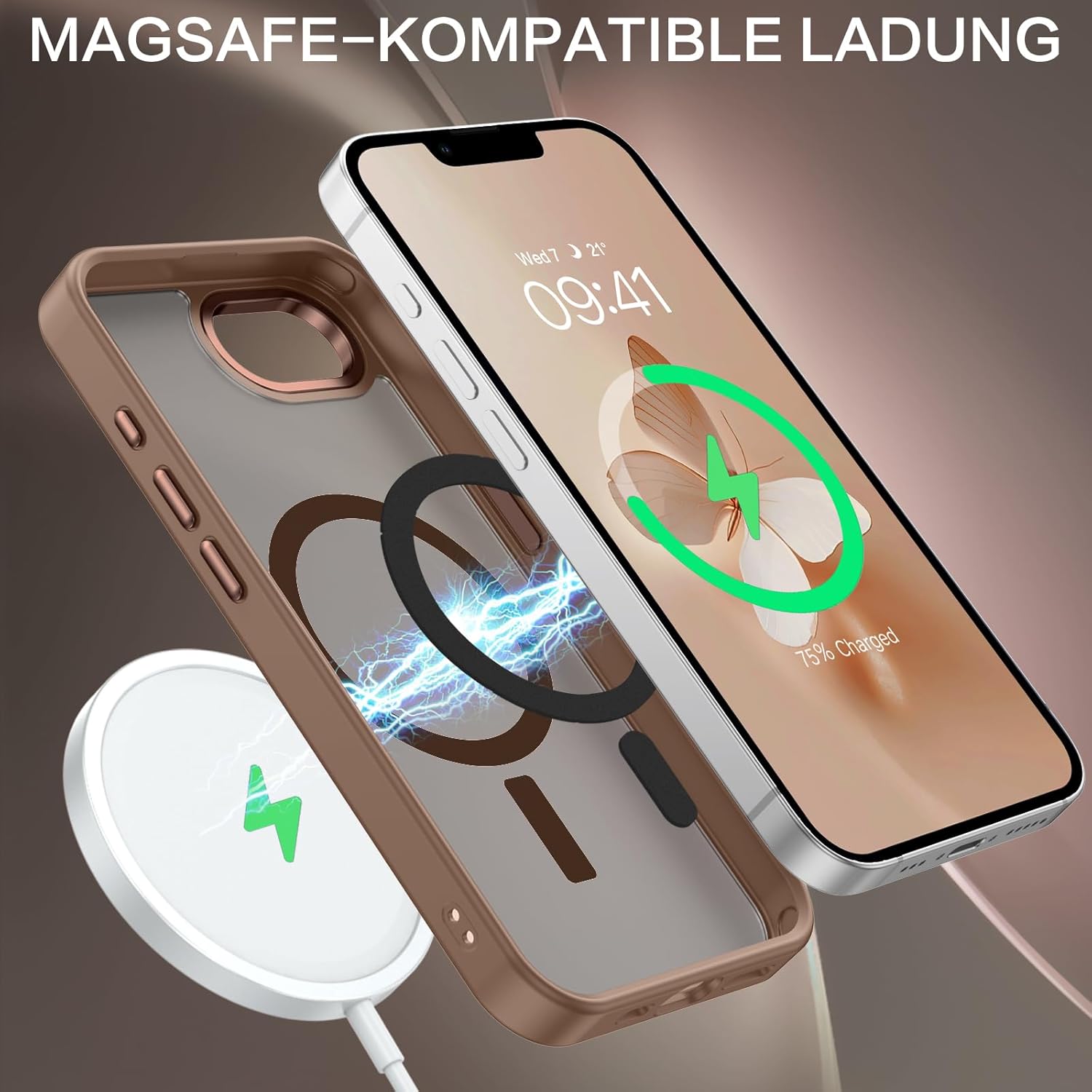 Θήκη Orso MagCase Focus Frosted Brown iPhone 16e/17e ΘΗΚΕΣ Orso Θήκη Orso MagCase Focus Frosted Brown iPhone 16e/17e - Image 4