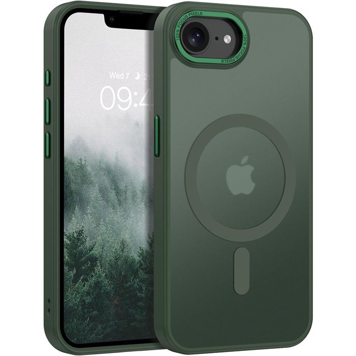 Θήκη Orso MagCase Focus Frosted Forest Green iPhone 16e/17e ΘΗΚΕΣ Orso Θήκη Orso MagCase Focus Frosted Forest Green iPhone 16e/17e