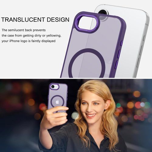 Alternative view of Θήκη Orso MagCase Focus Frosted Purple iPhone 16e/17e