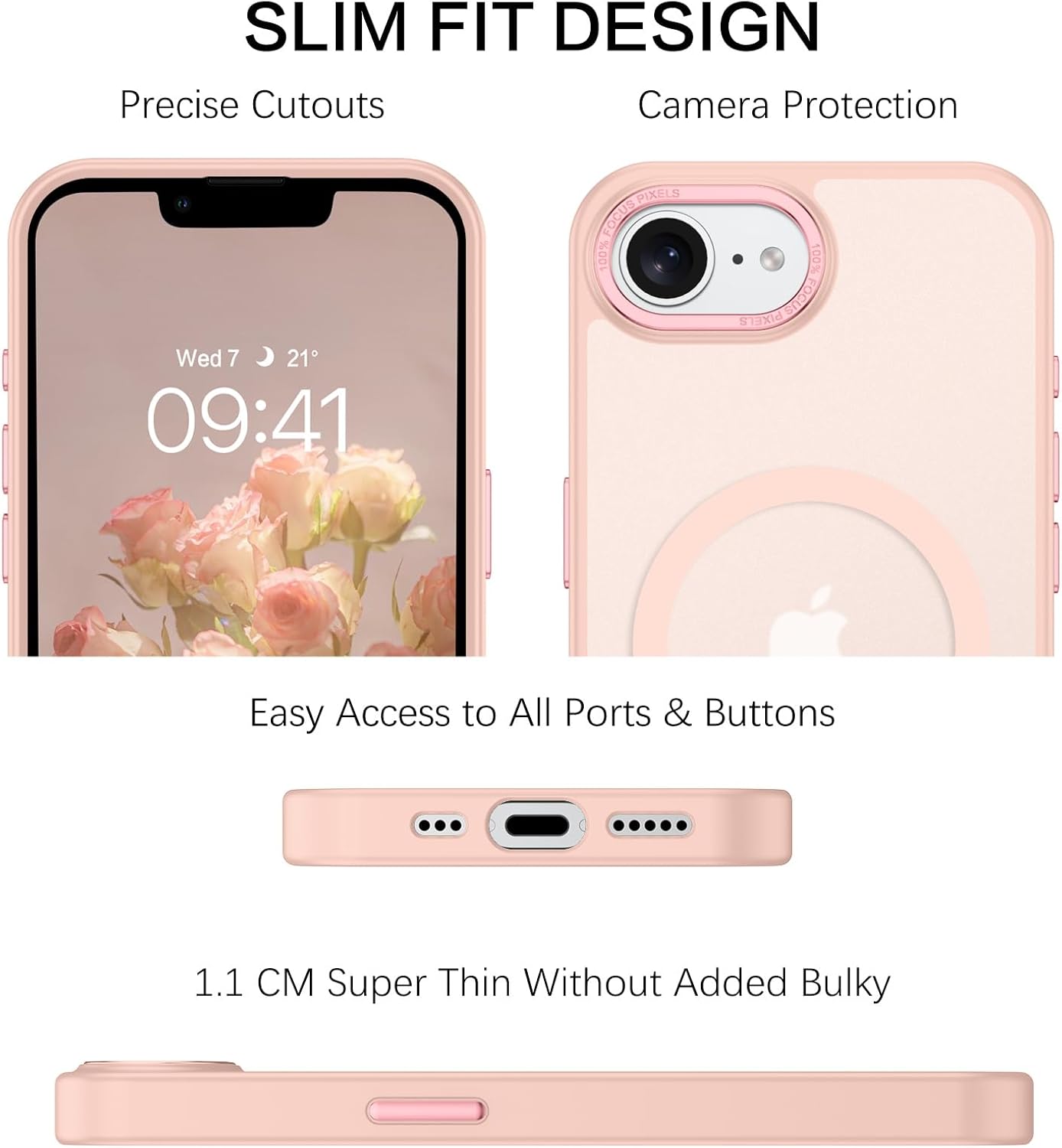 Θήκη Orso MagCase Focus Frosted Rose iPhone 16e/17e ΘΗΚΕΣ Orso Θήκη Orso MagCase Focus Frosted Rose iPhone 16e/17e - Image 6