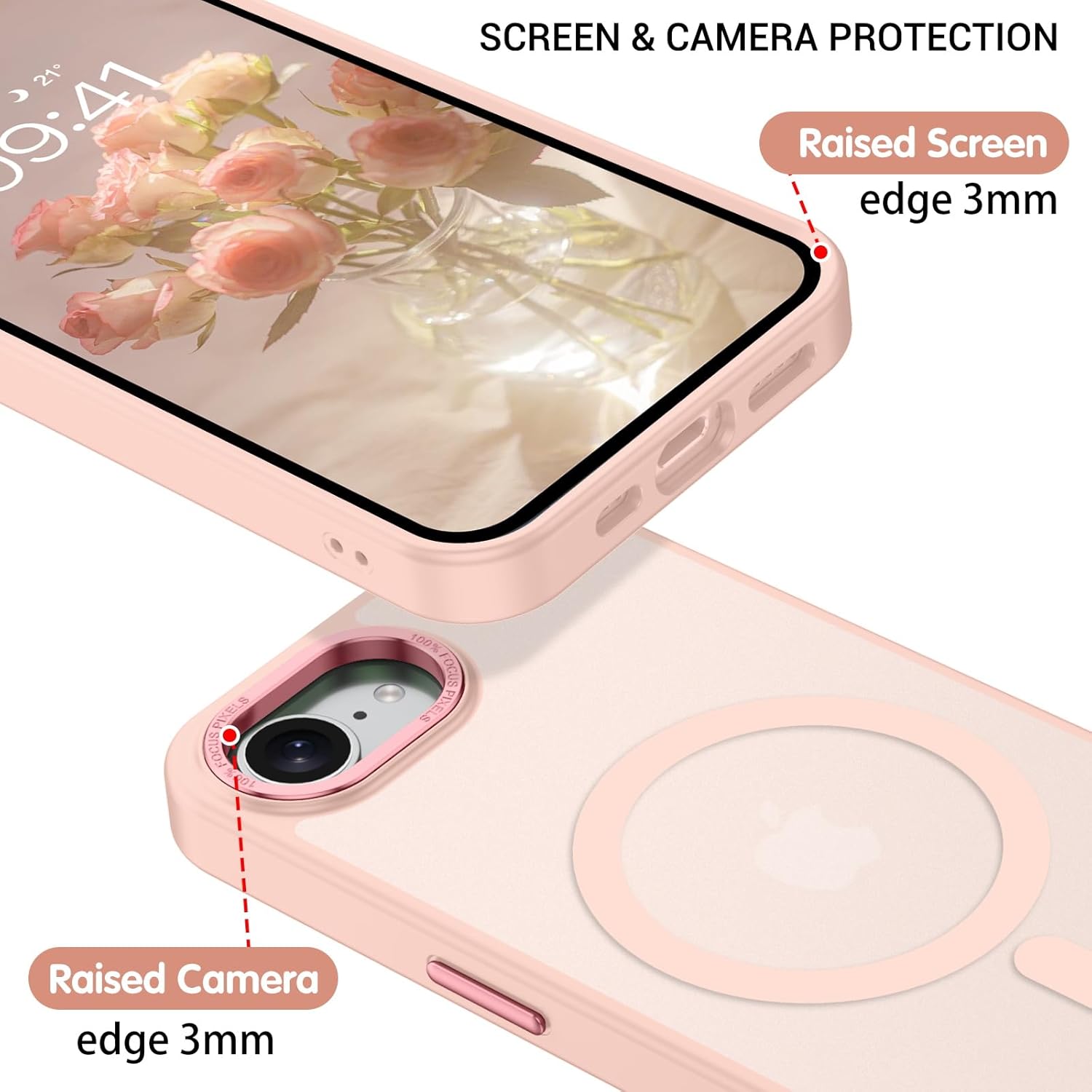 Θήκη Orso MagCase Focus Frosted Rose iPhone 16e/17e ΘΗΚΕΣ Orso Θήκη Orso MagCase Focus Frosted Rose iPhone 16e/17e - Image 5