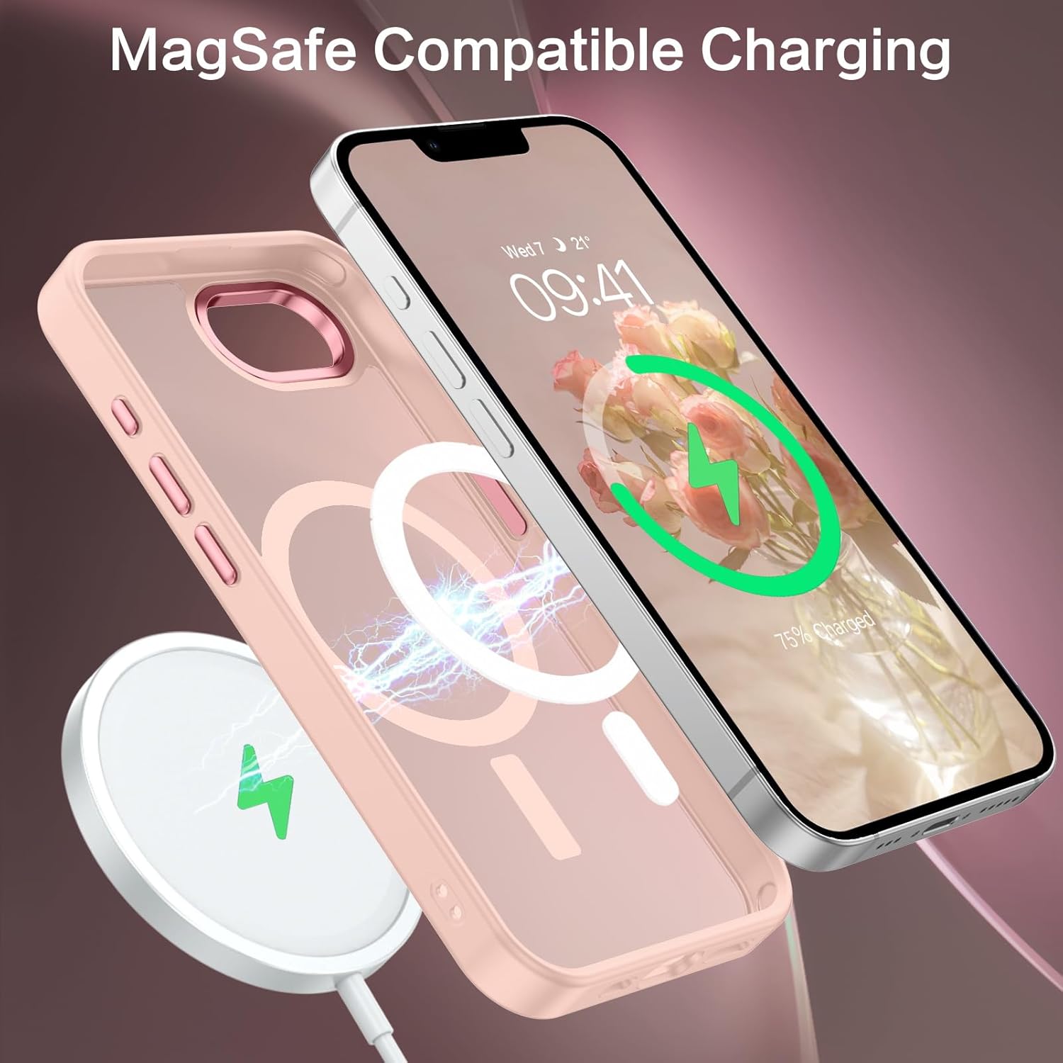 Θήκη Orso MagCase Focus Frosted Rose iPhone 16e/17e ΘΗΚΕΣ Orso Θήκη Orso MagCase Focus Frosted Rose iPhone 16e/17e - Image 3