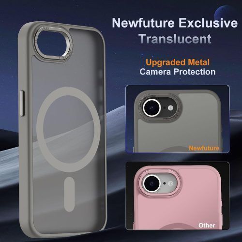 Alternative view of Θήκη Orso MagCase Focus Frosted Titanium iPhone 16e/17e