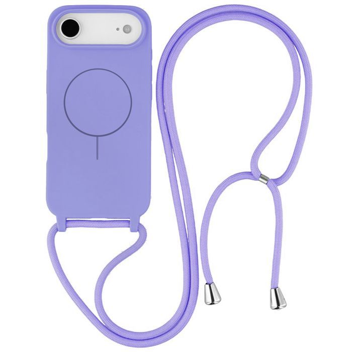 Θήκη Orso Soft TPU Κορδόνι Magsafe Violet iPhone Air ΘΗΚΕΣ Orso Θήκη Orso Soft TPU Κορδόνι Magsafe Violet iPhone Air