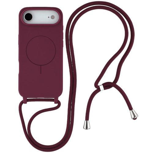 Θήκη Orso Soft TPU Κορδόνι Magsafe Wine iPhone Air