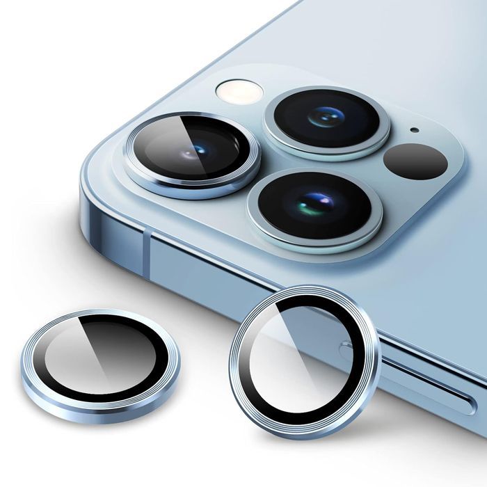 Orso Lens Camera Tempered Glass Blue iPhone 13 Pro/13 Pro Max ΠΡΟΣΤΑΣΙΑ ΟΘΟΝΗΣ Orso Orso Lens Camera Tempered Glass Blue iPhone 13 Pro/13 Pro Max