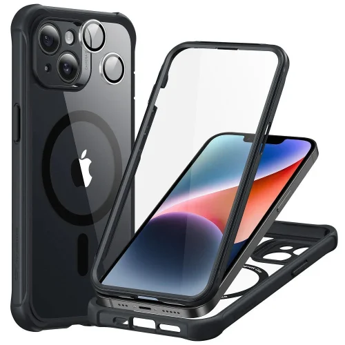Θήκη ESR Armor Tough HaloLock Magsafe Clear Black iPhone 14 ΘΗΚΕΣ ESR Θήκη ESR Armor Tough HaloLock Magsafe Clear Black iPhone 14