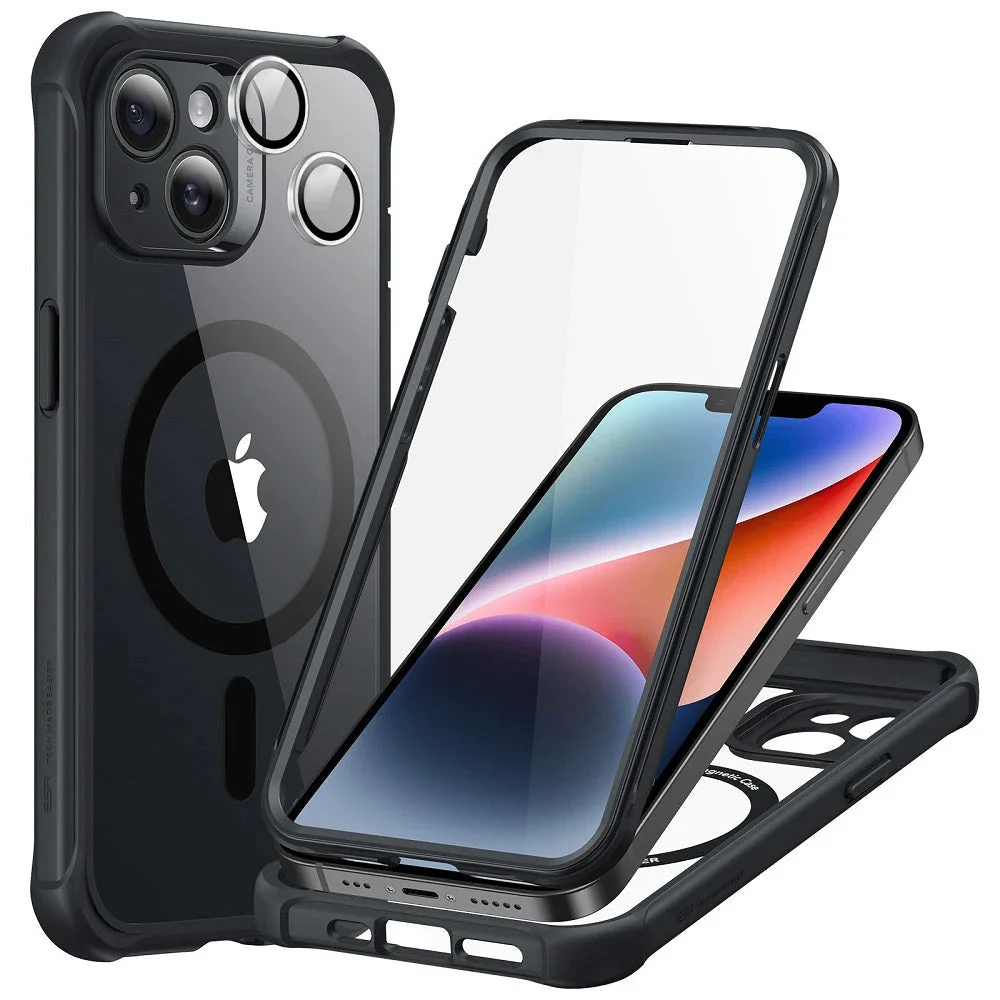 Θήκη ESR Armor Tough HaloLock Magsafe Clear Black iPhone 14 ΘΗΚΕΣ ESR Θήκη ESR Armor Tough HaloLock Magsafe Clear Black iPhone 14
