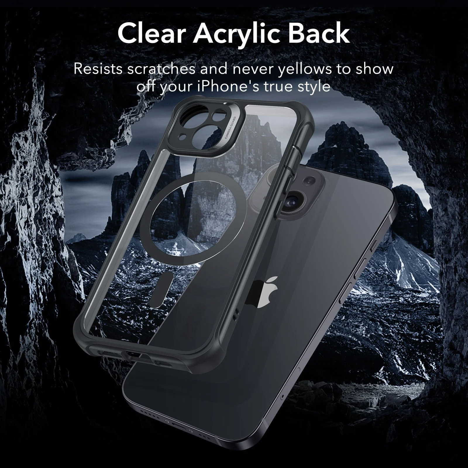 Θήκη ESR Armor Tough HaloLock Magsafe Clear Black iPhone 14 ΘΗΚΕΣ ESR Θήκη ESR Armor Tough HaloLock Magsafe Clear Black iPhone 14 - Image 7