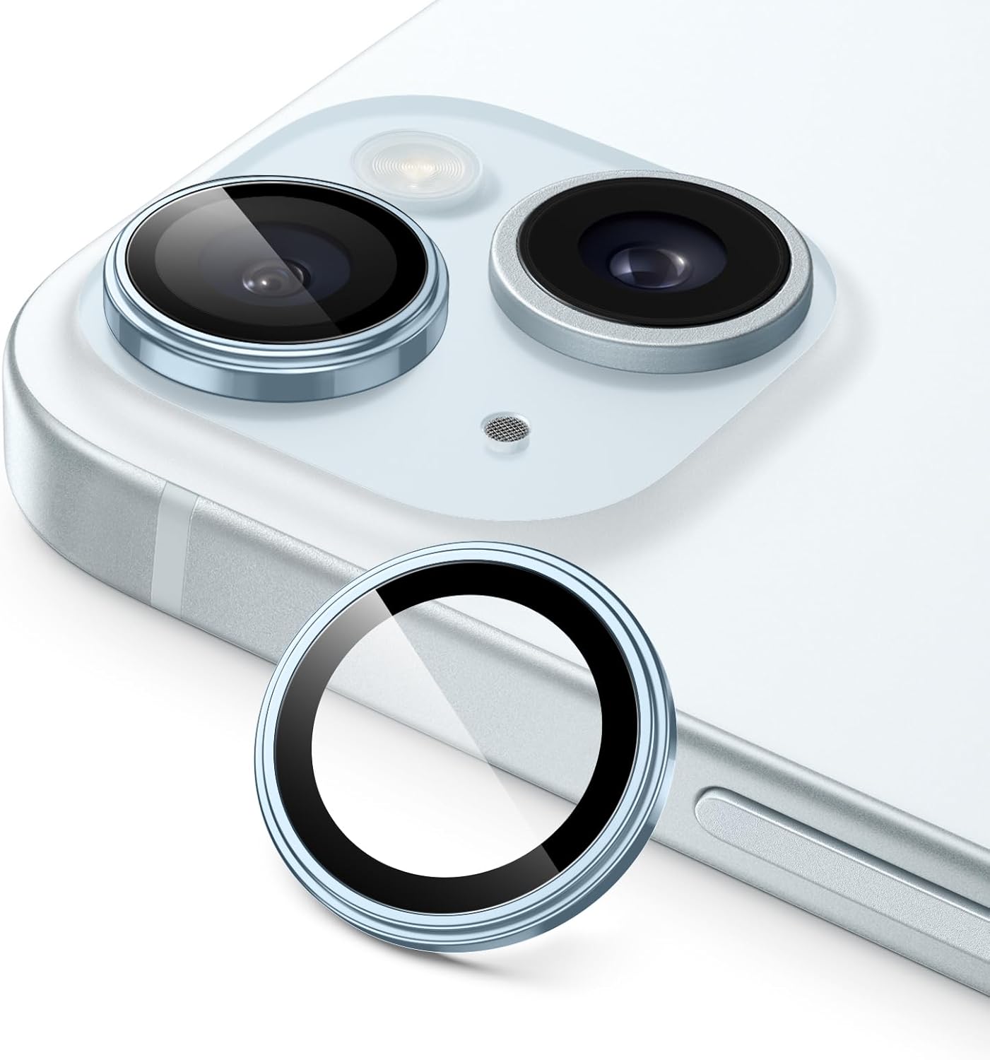 Lens Camera Tempered Glass Blue iPhone 15/15 Plus ΠΡΟΣΤΑΣΙΑ ΟΘΟΝΗΣ Orso Lens Camera Tempered Glass Blue iPhone 15/15 Plus