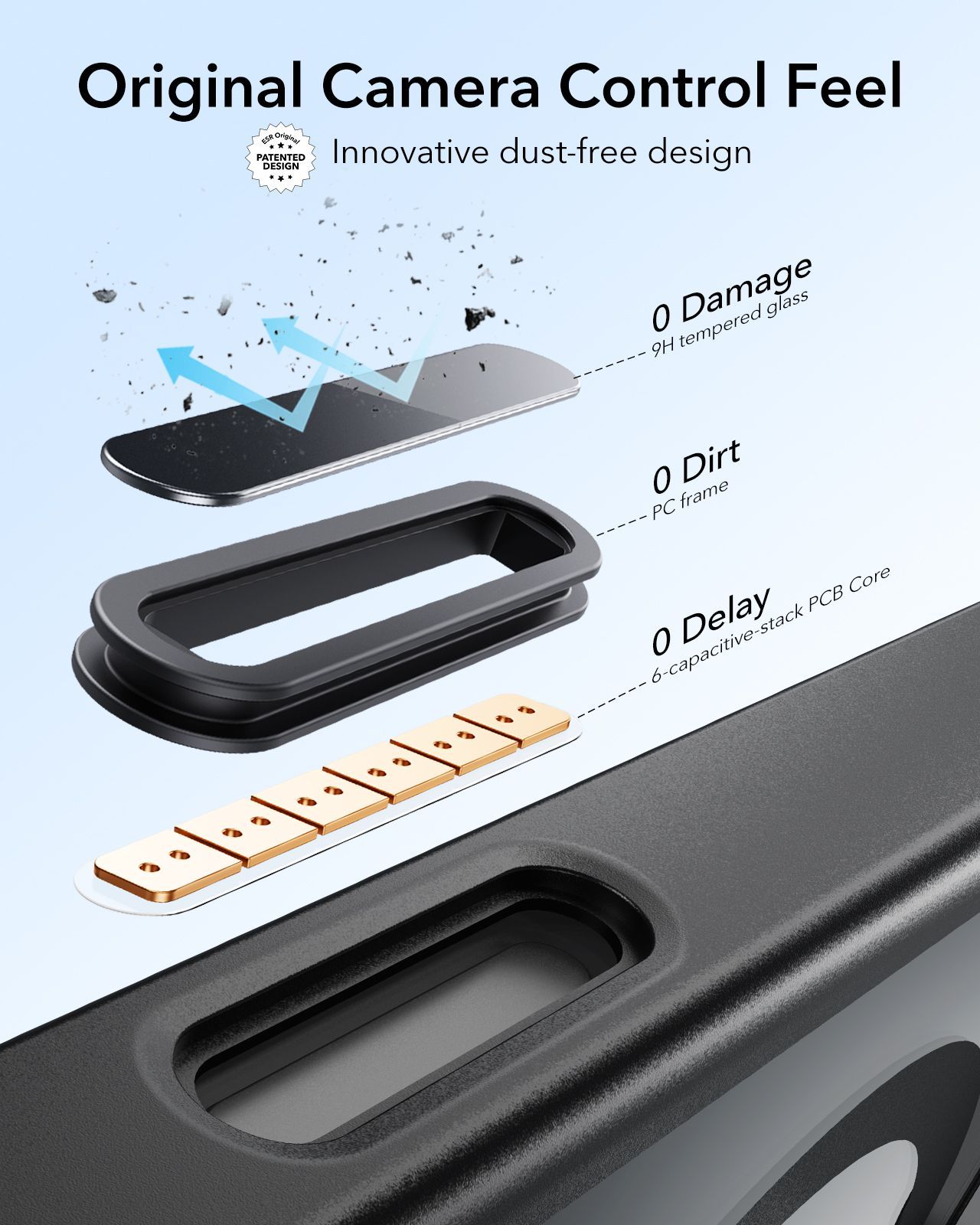 Θήκη ESR Classic Hybrid with Stash Stand (Camera Control Button) HaloLock MagSafe Clear Black iPhone 16 Plus ΘΗΚΕΣ ESR Θήκη ESR Classic Hybrid with Stash Stand (Camera Control Button) HaloLock MagSafe Clear Black iPhone 16 Plus - Image 3