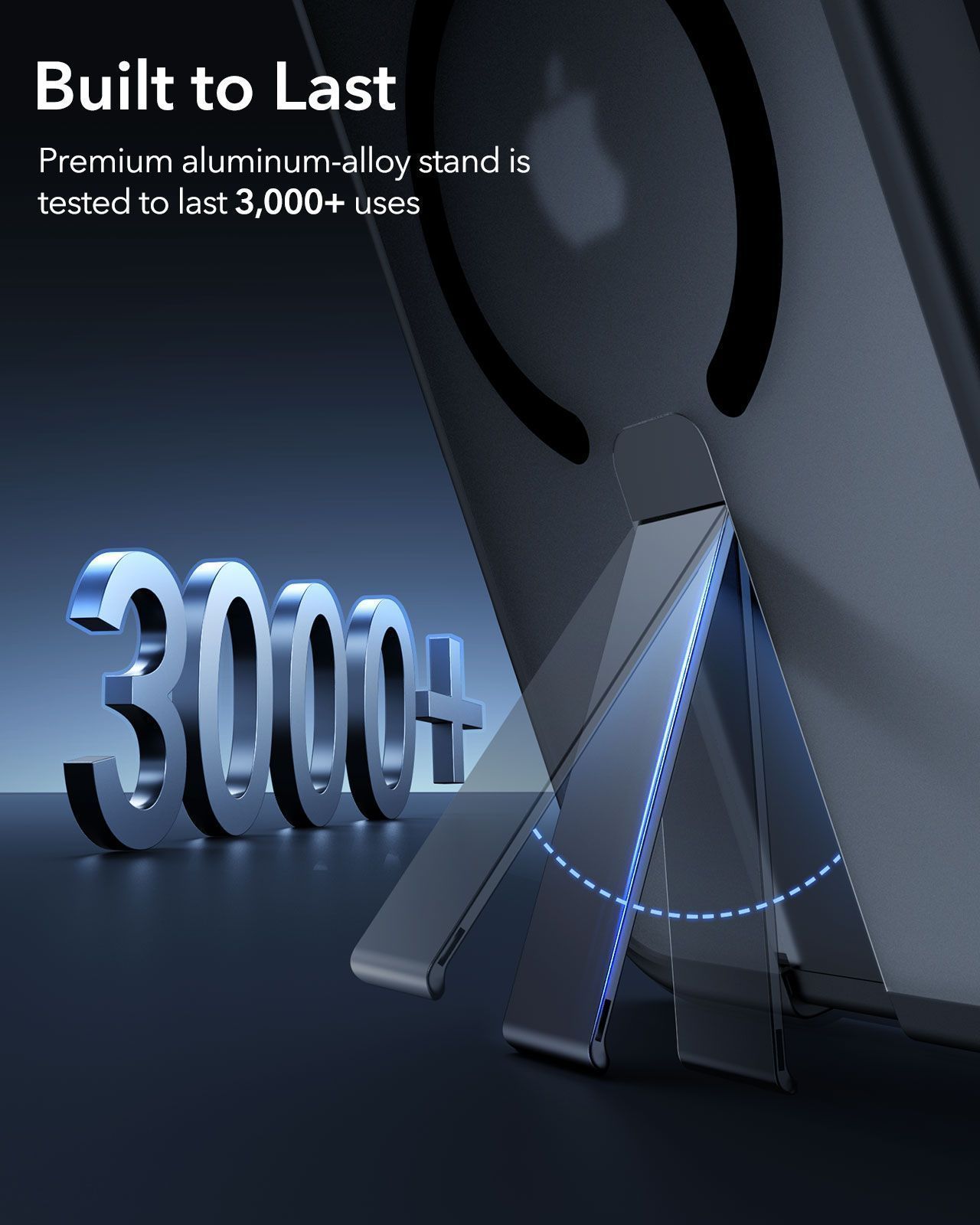 Θήκη ESR Boost Flickstand HaloLock MagSafe Frosted Black iPhone 16 ΘΗΚΕΣ ESR Θήκη ESR Boost Flickstand HaloLock MagSafe Frosted Black iPhone 16 - Image 5