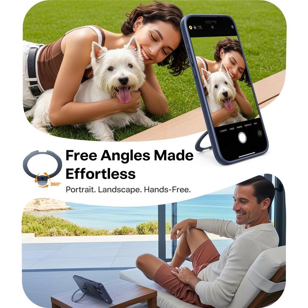 Θήκη Torras Ostand Spin MagSafe Midnight Blue iPhone 17 Pro ΘΗΚΕΣ TORRAS Θήκη Torras Ostand Spin MagSafe Midnight Blue iPhone 17 Pro - Image 5