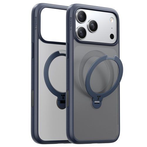 Alternative view of Θήκη Torras Ostand Spin MagSafe Midnight Blue iPhone 17 Pro