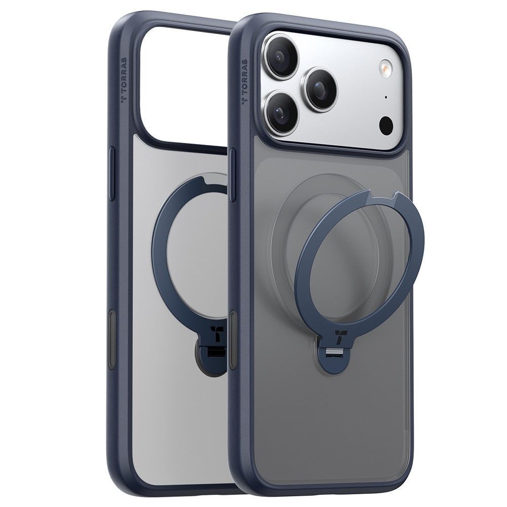 Θήκη Torras Ostand Spin MagSafe Midnight Blue iPhone 17 Pro ΘΗΚΕΣ TORRAS Θήκη Torras Ostand Spin MagSafe Midnight Blue iPhone 17 Pro - Image 2