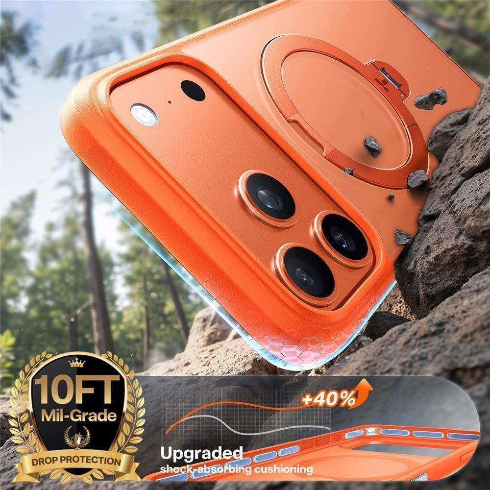 Θήκη Torras Ostand Spin MagSafe Energy Orange iPhone 17 Pro ΘΗΚΕΣ TORRAS Θήκη Torras Ostand Spin MagSafe Energy Orange iPhone 17 Pro - Image 6