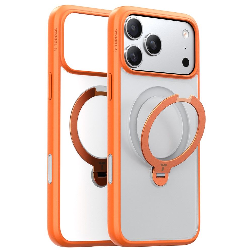 Θήκη Torras Ostand Spin MagSafe Energy Orange iPhone 17 Pro ΘΗΚΕΣ TORRAS Θήκη Torras Ostand Spin MagSafe Energy Orange iPhone 17 Pro - Image 2