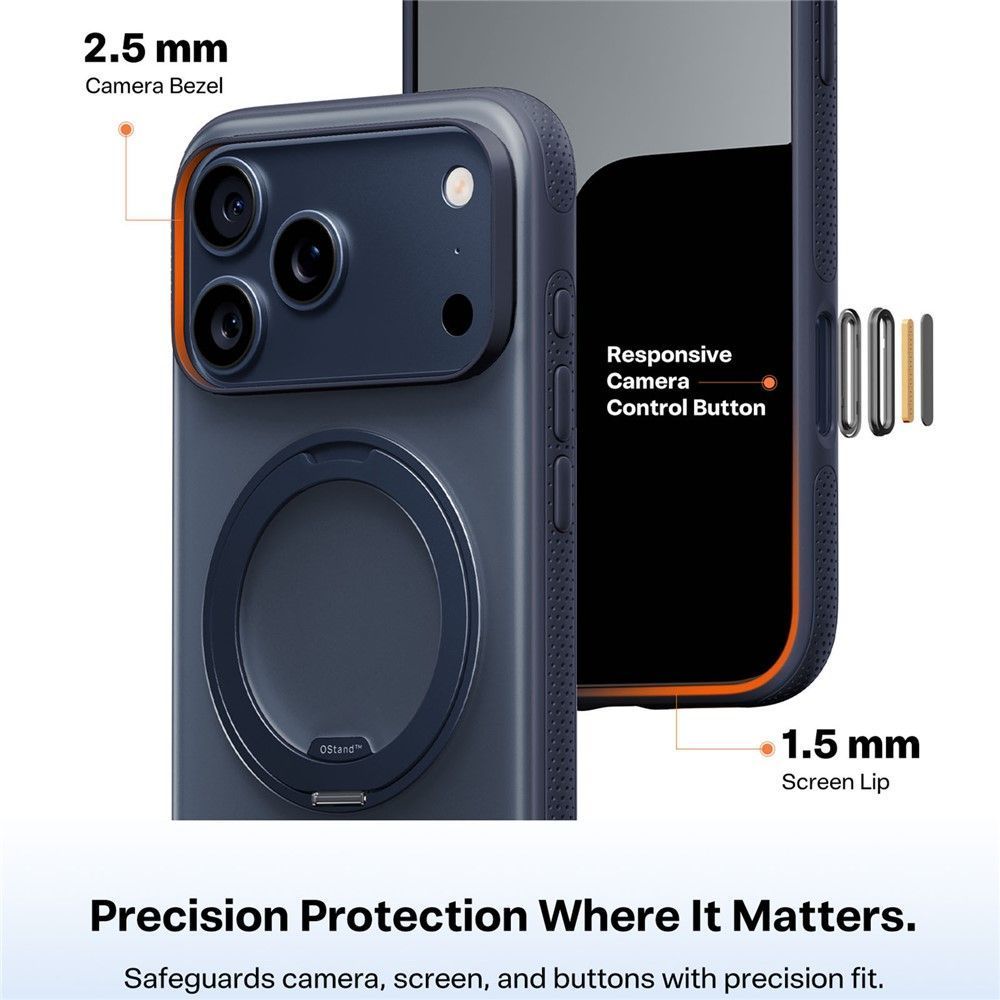 Θήκη Torras R Fitness MagSafe Kickstand Midnight Blue iPhone 17 Pro Max ΘΗΚΕΣ TORRAS Θήκη Torras R Fitness MagSafe Kickstand Midnight Blue iPhone 17 Pro Max - Image 6