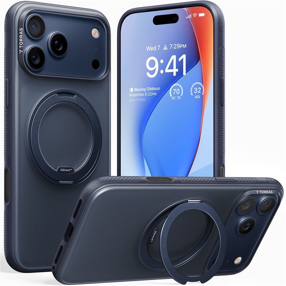 Θήκη Torras R Fitness MagSafe Kickstand Midnight Blue iPhone 17 Pro Max ΘΗΚΕΣ TORRAS Θήκη Torras R Fitness MagSafe Kickstand Midnight Blue iPhone 17 Pro Max