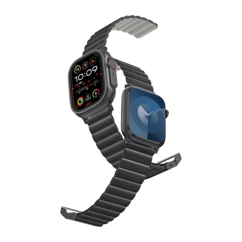 Λουράκι AmazingThing Glamour Sense Black Apple Watch 44/45/46/49mm