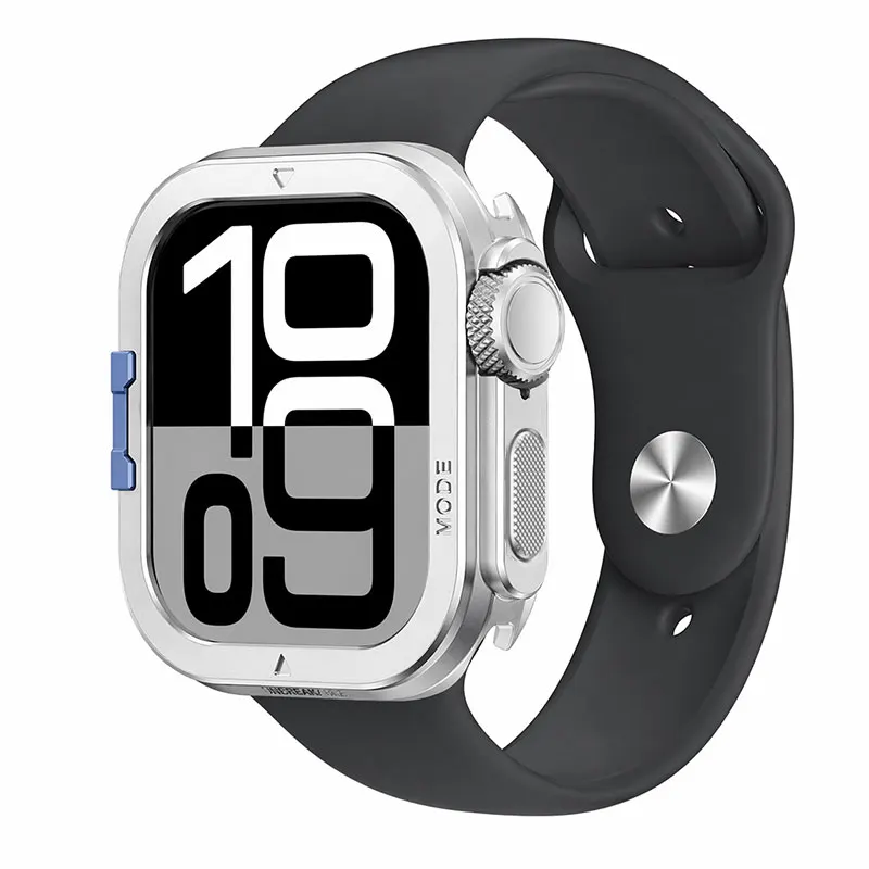 Θήκη AmazingThing Titan Pro ArmorFit Silver Apple Watch 46mm APPLE WATCH AmazingThing Θήκη AmazingThing Titan Pro ArmorFit Silver Apple Watch 46mm