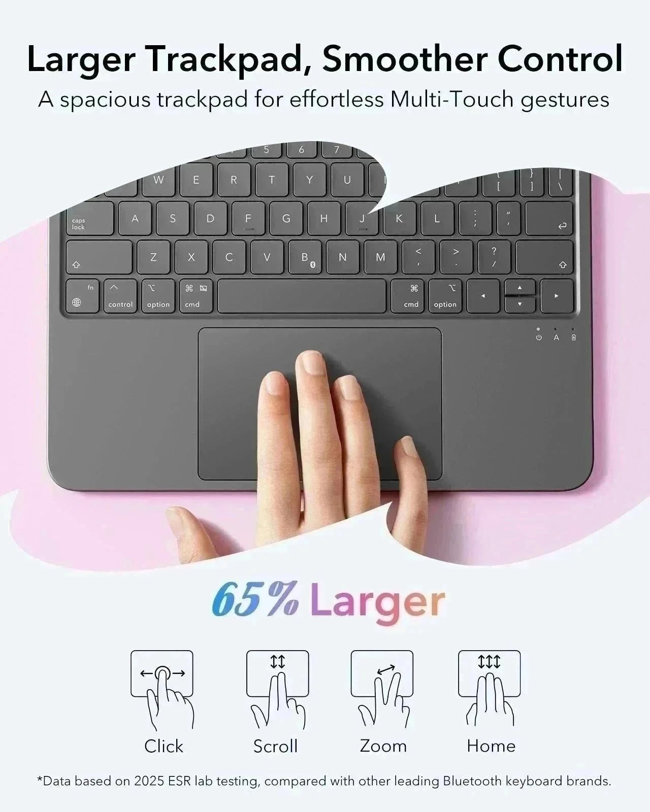 Θήκη ESR Flex Detachable Keyboard Dark Grey iPad Air 4/5/Air 11 ΘΗΚΕΣ ESR Θήκη ESR Flex Detachable Keyboard Dark Grey iPad Air 4/5/Air 11 - Image 10